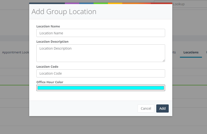 Add location to a Group 2