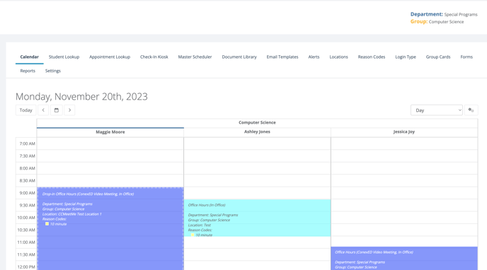 Day View - Group Calendar