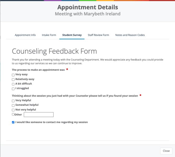 studentsurvey-apptdetails